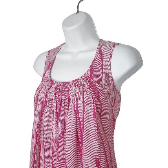 Banana Republic Factory | Print Shirred Neck Tank - Picture 3 of 9